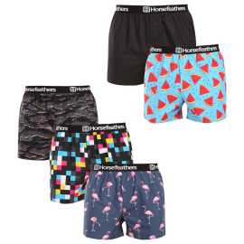 5PACK pánske trenky Horsefeathers Frazier Bundle 2 (AM287B) XL, trenírky.
Ukážte svoj štýl a zmysel pre humor s pánskymi šortkami Horsefeathers.
Kvalitný materiál pre dokonalé pohodlie
Šortky Horsefeathers sú vyrobené zo 100 % bavlny, čo znamená, že vám ponúknu príjemný pocit na pokožke.
Originálny dizajn a pohodlné nosenie
Každý pár šortiek je vybavený jedinečnou potlačou, ktorá dodá vášmu šatníku štýl a moderný nádych.
Prečo si tieto šortky zamilujete?

Originálne potlače, ktoré dodajú zábavu každému dňu.


Pohodlný materiál a voľný strih pre celodenné pohodlie.


Kvalitné spracovanie od značky Horsefeathers, ktorá je synonymom štýlu a spoľahlivosti.

Pánske šortky Horsefeathers majú štýl
Slovo „horsefeathers“ znamená v angličtine „úplný nezmysel“, ale spodná bielizeň od rovnomennej značky vás presvedčí, že pri jej kúpe žiadny nezmysel nehrozí.
Ako sa starať o svoje nové šortky
Aby ste sa uistili, že vaše šortky zostanú čo najdlhšie v skvelej forme, dodržiavajte tieto pokyny:

Pranie: Perte pri maximálnej teplote 30°C s jemnými pracími prostriedkami.


Sušenie: Sušenie v bubnovej sušičke neodporúčame, aby sa materiál nezrazil alebo nepoškodil potlač.


Žehlenie: Šortky môžete žehliť pri nízkej teplote.

Tip: Staňte sa expertom na údržbu spodnej bielizne vďaka radám v našom článku a doprajte svojim obľúbeným kúskom starostlivosť, akú si zaslúžia.