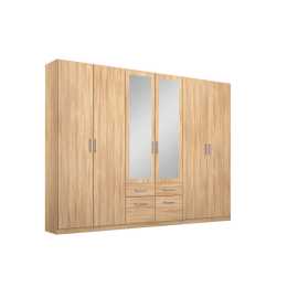 Rauch Möbel SKRIŇA S OTOČNÝMI DVERAMI, dub sonoma, 271/229/54 cm.