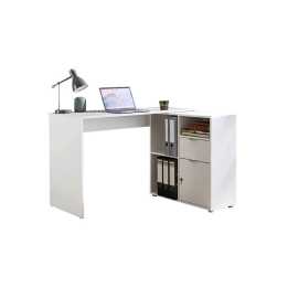 MID.YOU PÍSACÍ STÔL S ÚLOŽ.PRIESTOROM, biela, 110/85/74 cm.