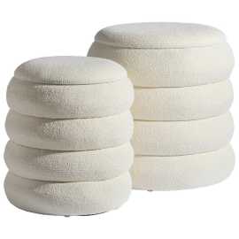 MID.YOU TABURETKA „PUFF“, 35x38/38x44 cm.