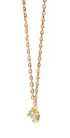 PDPAOLA Pozlátený dámsky náhrdelník Grey Fleur Colors CO01-963-U.