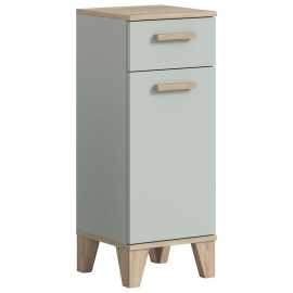 MID.YOU SPODNÁ SKRINKA, svetlozelená, farba duba, 34/87/31 cm.