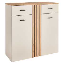 Xora SKRINKA NA TOPÁNKY, farba duba, kašmírová, 100/103/38 cm.