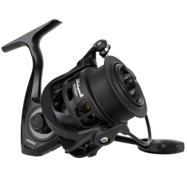 Shakespeare navijak superteam frx 4500.
 •Hliníková cívka na daleké hody •Vyvážená konstrukce rotoru pro optimální uložení vlasce •5+1 kuličkových ložisek •Náhradní hliníková cívka (pouze modely FRX) •Hliníková klička •Laserem gravírovaný design •Převodový poměr 5,2:1 (4,9:1 u velikosti 5500) •Dvojité klipy na vlasec/šňůru •Brzdná síla: 6,5 kg