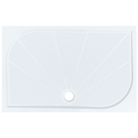 Sprchová vanička obdĺžniková SAT Limnew 140x80 cm liaty mramor LIMNEW14080.