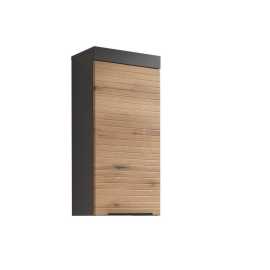 MID.YOU ZÁVESNÁ SKRINKA, farba duba, grafitová, 36/77/23 cm.