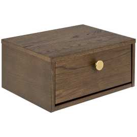 MID.YOU NOČNÝ STOLÍK, tmavý dub, 40/18/30 cm.