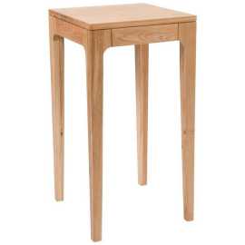 PRÍRUČNÝ STOLÍK, divoký dub, divoký dub.