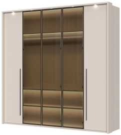 Päťdverová kombinovaná šatníková skriňa s led osvetlením baptiste -.

 

Päťdverová šatníková skriňa je opatrená plnými aj presklenými dvierkami.

 

Rozmery 5D šatníkovej skrine s kombinovanými dverami a osvetlením Baptiste sú 232x226x60cm (š, v, h).

 

Všetky produkty z kolekcie Baptiste nájdete nižšie v súvisiacich produktoch.