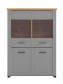 Nízká vitrína bez osvetlení lotta - šedá/dub artisan.

 

Nízka vitrína vytvorí kúzelný úložný priestor v obývacej izbe.

 

Rozmery Nízke vitríny bez osvetlenia Lotta sú 103,5x143x41cm (š, v, h).

 

Všetky produkty z kolekcie Lotta nájdete nižšie v súvisiacich produktoch.