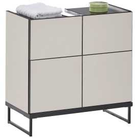 MID.YOU SKRINKA POD UMÝVADLO, kašmírová, čierna, čierna, kašmírová, 60/59,4/31 cm.