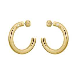 Hugo Boss Kruhové náušnice z pozlátenej ocele Live Statement 1580738.