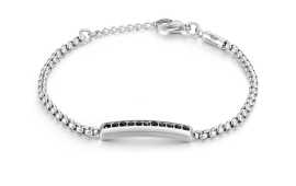 Police Elegantný oceľový náramok s kryštálmi Mix PEAGB0033101.