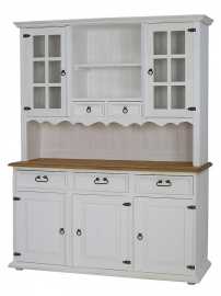 Kredenc z masívu vit 104 slim - k02 tmavá borovica.