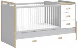 Detská rastúca postieľka 80x180 simba - šedá/biela/dub.

 

Všetci však poznáme, že deti rastú počas mrknutia oka a tak sa dá celá postieľka drobnou demontážou prerobiť na posteľ pre staršie dieťa.

 

Po celú dobu užívania postieľky postačí iba jeden matrac v rozmere 80x177 cm, pretože rozmer ložnej plochy sa nemení.

 

Rozmery rastúcej postieľky sú 87x109x187cm (š, v, h).

 

Všetky produkty z kolekcie Simba nájdete nižšie v súvisiacich produktoch.