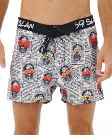 Pánske plavky 69SLAM LEILANI BLACK (SSCLEB-PM) 32.