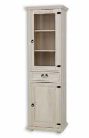 Vitrína úzka drevená masív vit 15 - k09 prírodná borovica.

 

Sedliacky nábytok ponúkame v niekoľkých odtieňoch morenia, od svetlo bielej až po tajomne čiernu. Varianty si prezrite vo fotogalérii.

 

Z dôvodu výroby sedliackeho nábytku na zákazku, sme nútení požadovať od zákazníka zálohu v minimálnej výške 500 - 1000 Kč podľa hodnoty nábytku.