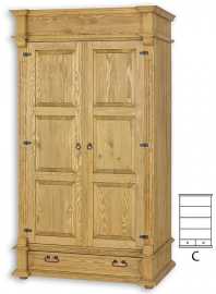 Skriňa policová sedliacka szy 04c - k09 prírodná borovica.

 

Sedliacky nábytok ponúkame v niekoľkých odtieňoch morenia, od svetlo bielej až po tajomne čiernu. Navyše si môžete zvoliť druhý odtieň, ktorý sa použije na hornú dosku.

 

Ošetrený je pravým včelím voskom, čo z neho robí luxusný ekologický nábytok.

 

Z dôvodu výroby sedliackeho nábytku na zákazku, sme nútení požadovať od zákazníka zálohu v minimálnej výške 20 - 40 € podľa hodnoty nábytku.