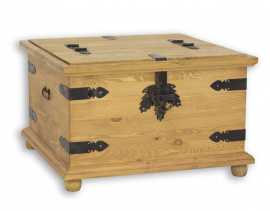 Sedliacka truhla z masívu cos 06 - k01 svetlá borovica.