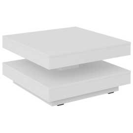 Xora KONFERENČNÝ STOLÍK, biela, kompozitné drevo, 70/70/34 cm.