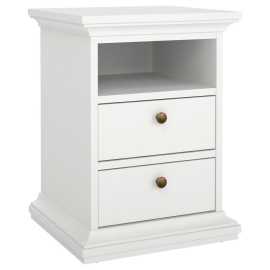 MID.YOU NOČNÝ STOLÍK, biela, 43,6/58,8/40 cm.
