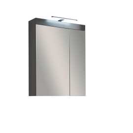 MID.YOU ZRKADLOVÁ SKRINKA, grafitová, grafitová, 60/77/17 cm.