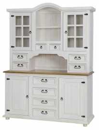 Kredenc z masívu vit 17 - k03 biela patina.