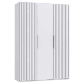 MID.YOU SKRIŇA S OTOČNÝMI DVERAMI, biela, 150/216/58 cm.