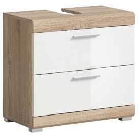 MID.YOU SKRINKA POD UMÝVADLO, biela s vysokým leskom, 60/56/34 cm.