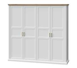 Štvordverová šatníková skriňa artis - biela/orech pacific.

 

Dizajn skrine sa nesie v duchu vidieckeho prírodného štýlu Provence, ktorý zdobia vyrezávané čelá a profilované dekoratívne lišty.

 

Silná MDF doska s hrúbkou 25mm spolu s laminom tvorí dohromady kvalitný kompaktný celok.

 

Rozmery štvordverovej šatníkovej skrine Artis sú 236x227x59cm (š, v, h).

 

Všetok nábytok patriaci do kolekcie Artis nájdete nižšie v súvisiacich produktoch.