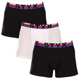 3PACK pánske boxerky Styx long športová guma viacfarebné trikolóra (3U19001) XL, trenky.
Športové boxerky Styx pre dokonalé pohodlie
Pánske boxerky Styx patria k našim najpredávanejším produktom a my sa tomu rozhodne nečudujeme.
V tomto balení získaš za skvelú cenu hneď 3 podarené kúsky, takže sa ti nestane, že by si na ďalší zápas nemal čo na seba.
Spodná bielizeň Styx pre štýlových mužov
Česká značka spodnej bielizne Styx patrí k tým najobľúbenejším, čo nás teší aj preto, že patrí k našim privátnym značkám.