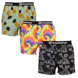 3PACK Caleçons pour hommess Horsefeathers Frazier (AM166BCD) M.
Affichez votre style et votre sens de l'humour avec le short pour homme Horsefeathers.
Matériau de qualité pour un confort parfait
Les shorts Horsefeathers sont fabriqués en 100 % coton, ce qui signifie qu'ils offrent une sensation de confort sur la peau.
Un design original et une coupe confortable
Chaque paire de shorts présente un imprimé unique qui ajoutera du style et de la modernité à votre garde-robe.
Pourquoi aimez-vous ce short ?

Des imprimés originaux qui ajoutent de la gaieté au quotidien.


Matière confortable et coupe ample pour un confort tout au long de la journée.


La qualité de fabrication de Horsefeathers, une marque synonyme de style et de fiabilité.

Les shorts pour hommes Horsefeathers ont du style
Le mot 