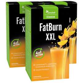 FatBurn XXL - Nápoj na spaľovanie tukov s 1000 mg L-karnitínu 1+2 ZDARMA. Super efektívny nápoj na spaľovanie tukov s termogénnym účinkom pre rýchle vytvarovanie postavy. Obsahuje 1000 mg L-karnitínu.Účinnejšie spaľovanie tukovPosilnenie tréninguUrýchlenie regenerácie