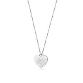 S'Agapõ Oceľový náhrdelník Srdce Be My Family SBY001.
