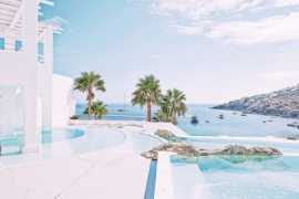 Grécko Mykonos Grecotel Mykonos Blu 15 dňový pobyt Raňajky Letecky Letisko: Viedeň August 2026 (26/08/26- 9/09/26)