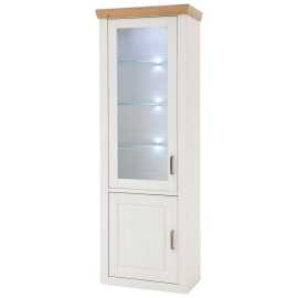 Livetastic VITRÍNA, farba duba, farba pínie, 73/210/40 cm.