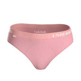 Menštruačné nohavičky Underbelly Univers ružové (UNIVERS-RU-RU-1-MM) XL.
Chcete sa počas menštruácie cítiť pohodlne, sebavedome a úplne prirodzene?
Extrémne mäkký materiál na každodenné nosenie
Nohavičky Underbelly sú vyrobené z prémiovej kombinácie mikromodalu a elastanu.
Elegantný strih a farby, ktoré vyhovujú vášmu štýlu
Nohavičky Underbelly majú klasický strih s nízkym pásom, ktorý krásne sedí pod akýmkoľvek oblečením – od džínsov po legíny.
Prečo vyskúšať nohavičky Underbelly

Ultra tenký dizajn: Nie sú viditeľné ani pod priliehavým oblečením.
Mäkký a absorpčný materiál: Ideálny pre citlivú pokožku.
Štýlová univerzálnosť: Elegantný a športový vzhľad zároveň.

Underbelly pre pohodlné dni
Značka Underbelly sa špecializuje na menstruačné spodné prádlo, ktoré sa vyrába výhradne v Českej republike a spája spoľahlivosť, pohodlie a moderný dizajn.
Ako správne starať o menstruačné nohavičky Underbelly

Pred prvým použitím: Predtým, ako si nové menstruačné nohavičky alebo plavky oblečiete po prvýkrát, je potrebné ich vyprať – buď ručne, alebo v práčke na jemný cyklus pri 40 °C.
Po každom použití: Najskôr spodnú bielizeň dôkladne opláchnite studenou vodou.
Pranie: Po opláchnutí môžete nohavičky alebo plavky prať v práčke – ideálne v ochrannom vrecku, na jemný cyklus pri 40 °C.
Sušenie: Menštruačné spodné prádlo by sa nemalo sušiť v sušičke ani na radiátore.
Žehlenie: Nehlaďte nohavičky ani plavky.

Tip: Keď nájdete menstruačné spodné prádlo, ktoré vám sedí a vyhovuje, zaslúži si tú najlepšiu starostlivosť.