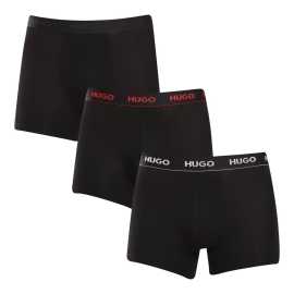 3PACK pánske boxerky HUGO čierné (50517886 991) XL, trenky.
Stavte na nadčasovú eleganciu a špičkový komfort s pánskymi boxerkami HUGO.
Materiál, ktorý vám dokonale padne
Kombinácia vysokokvalitnej bavlny s prímesou elastanu zaručuje optimálnu kombináciu pohodlia a pružnosti.
Štýl, ktorý hovorí sám za seba
Striedma farebnosť je vhodná pre všetkých mužov, ktorí nemajú radi módne výstrelky.
Prečo si zamilujete boxerky HUGO

Prvotriedny materiál v kombinácii bavlny a elastanu.
Elegantný dizajn v klasických farbách.
Dlhšie nohavičky pre väčšie pohodlie.

Spodná bielizeň Hugo pre milovníkov pohodlia a luxusu
Značka spodnej bielizne Hugo patrí do rodiny odevov Hugo Boss a vyniká kvalitnými materiálmi a precíznym spracovaním.
Ako sa starať o boxerky HUGO
Aby vaše obľúbené boxerky dlho vydržali, odporúčame dodržiavať tieto tipy.

Pranie: Per je pri teplote 40 °C.
Sušenie: Boxerky môžeš sušiť v sušičke na šetrný program.
Žehlenie: Pokiaľ je potrebné, žehli ich naruby pri nižšej teplote.

Tip: Staňte sa expertom na údržbu spodnej bielizne vďaka radám v našom článku a doprajte svojim obľúbeným kúskom starostlivosť, ktorú si zaslúžia.