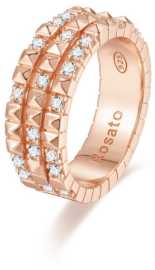Rosato Originálne bronzový prsteň so zirkónmi cubic RZA016 54 mm.