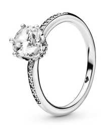 Pandora Očarujúci strieborný zásnubný prsteň Stories 198289cz 52 mm.