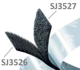 3M Hook & Loop SJ3527 čierny, smyčky, 25 mm x 45,7 m.