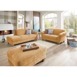 Sit & More LEŇOŠKA, textil, horčicovožltá.