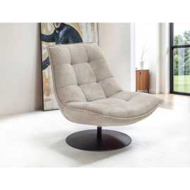 Livetastic KRESLO, textil, svetlohnedá.