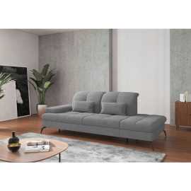 Sit & More LEŇOŠKA, textil, sivá.