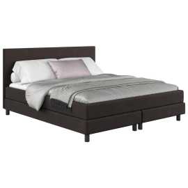 MID.YOU AMERICKÁ POSTEĽ, 180/200 cm, tmavohnedá.