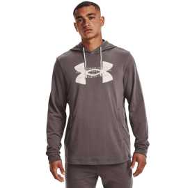 Under Armour UA Rival Terry Logo Hoodie-BRN S.