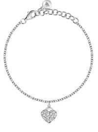 Morellato Romantický oceľový náramok s kryštálmi Istanti SAVZ20.