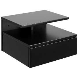 Livetastic NOČNÝ STOLÍK, čierna, 35/22,5/32 cm.