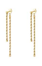 Brosway Módne pozlátené náušnice 2v1 Essential BNL088.