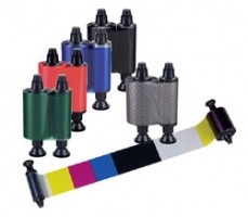 Evolis CBGR0100C, colour ribbon (YMCKO) Badgy200.